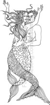 Merman and Merwoman couple