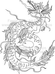 Ferocious Oriental Dragon