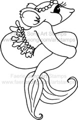 Day Dreaming Mermaid Mouse with pearls and tutu